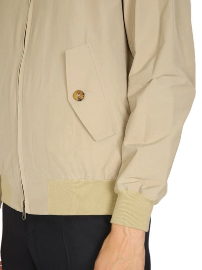 Shop Baracuta Technical Fabric Jacket In Beige