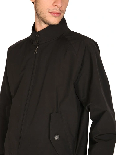 Shop Baracuta Technical Fabric Jacket In Black