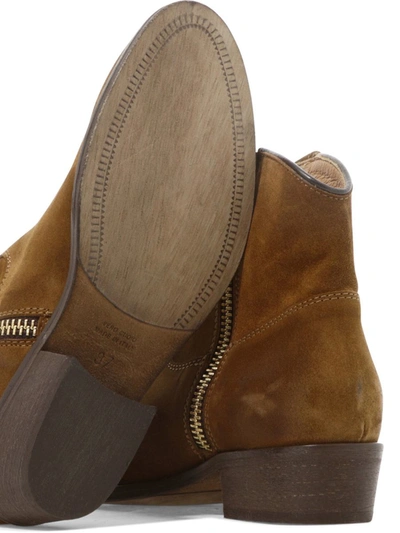 Shop Via Roma 15 Texan Ankle Boots In Brown