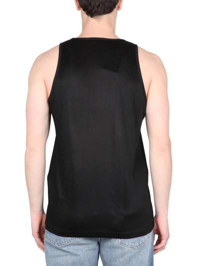 Shop Tom Ford Texture Fluid Tank Top In Black