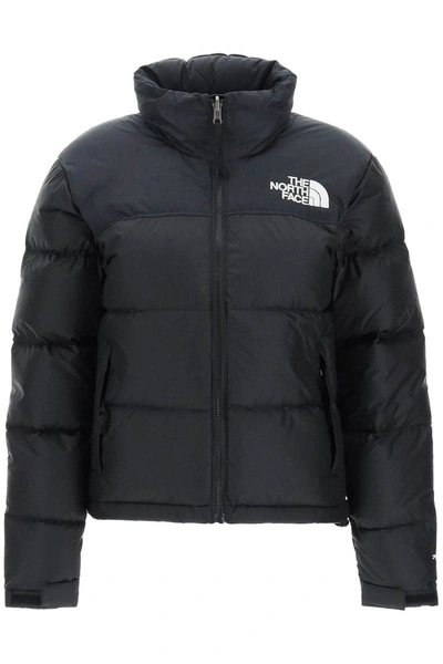 Shop The North Face 'nuptse' Cropped Ripstop Nylon Down Jacket In Black