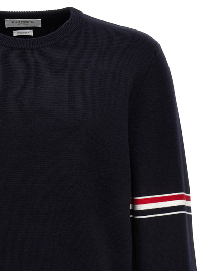 Shop Thom Browne 'classic' Sweater In Blue