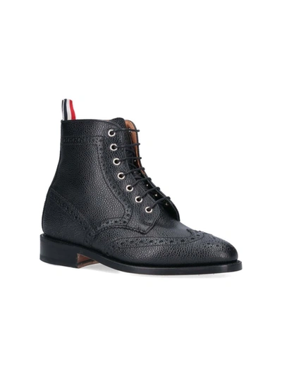 Shop Thom Browne Boots In Black