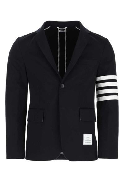 Shop Thom Browne Jackets And Vests In Blue