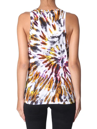 Shop Dsquared2 Tie And Dye Print Top In Multicolor