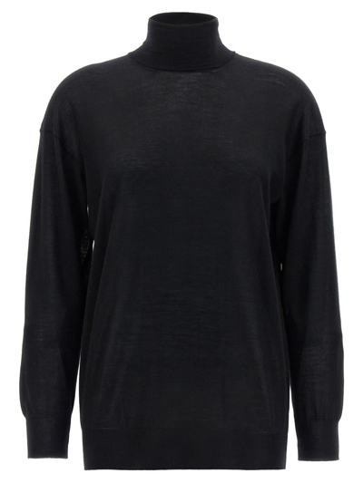 Shop Tom Ford Cashmere Mixed Silk Sweater In Black