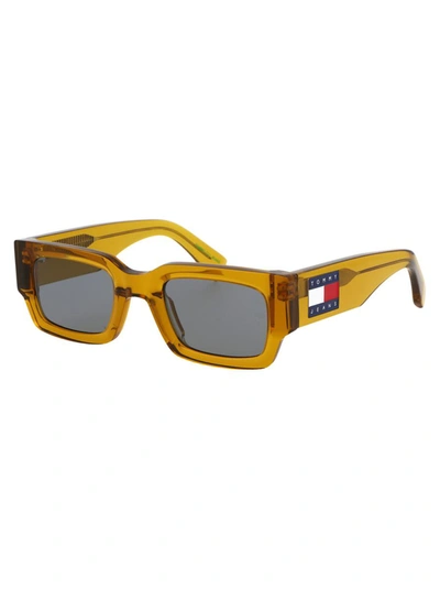 Shop Tommy Hilfiger Sunglasses In Fmpir Ochre