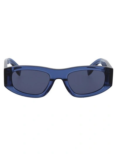 Shop Tommy Hilfiger Sunglasses In Pjpku Blue