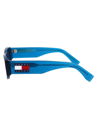 Shop Tommy Hilfiger Sunglasses In Tcf7o Turquoise