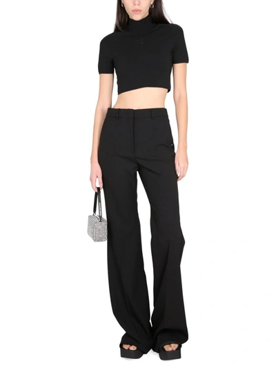 Shop Alexander Wang T Ops With Logo In Black