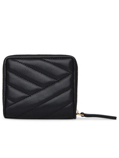 Shop Tory Burch Black Leather Kira Wallet