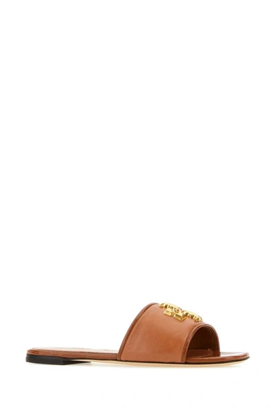 Shop Tory Burch Slippers In Camel