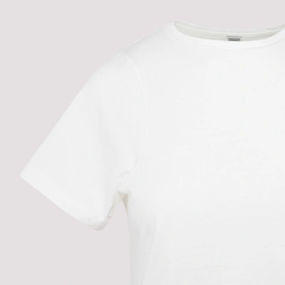 Shop Totême Curved Seam T-shirt Tshirt In White