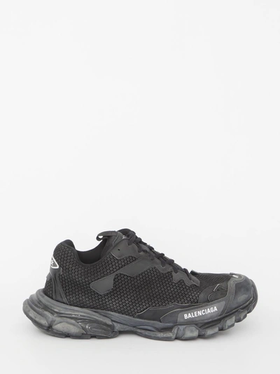Shop Balenciaga Track .3 Sneakers In Black/white
