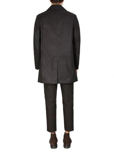 Shop Mackintosh Trench Coat "cambrige" In Black