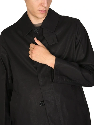 Shop Mackintosh Trench Coat "cambrige" In Black