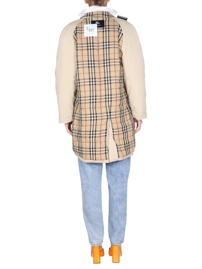 Shop 1/off Trench Remade Burberry Unisex In Beige