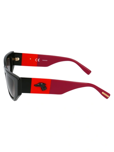 Shop Trussardi Sunglasses In 0700 Black
