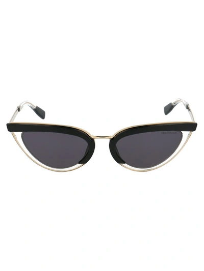 Shop Trussardi Sunglasses In 0z50 Gold