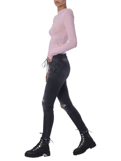 Shop Ben Taverniti Unravel Project Unravel Project Turtle Neck Sweater In Pink