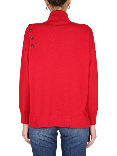 Shop Stefano Mortari Turtleneck Shirt In Red