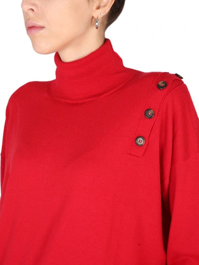 Stefano Mortari Turtleneck Shirt In Red