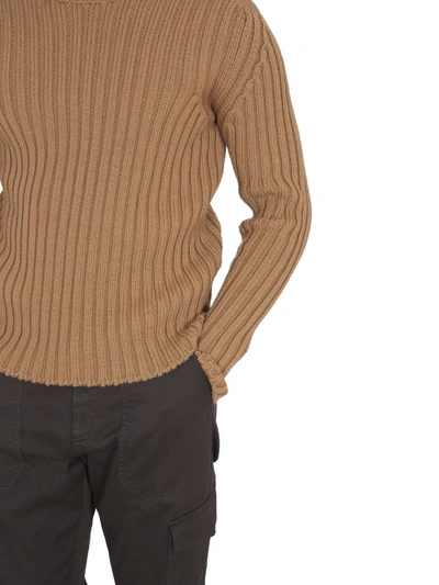 Shop Ten C Turtleneck Sweater In Beige