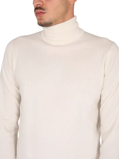 Shop Aspesi Turtleneck Sweater In Beige