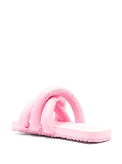 Shop Yume Yume Tyre Yume Woman's Vegan Leather Padded Slide Sandals In Pink