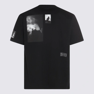 Shop Undercover Black Cotton T-shirt In <p>black Cotton T-shirt From  Featuring Front Photograph Print, Round Neck, Short Sleeves