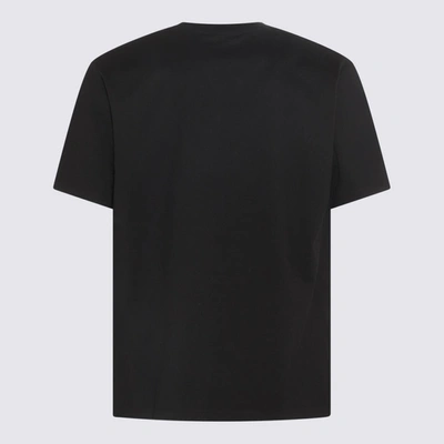 Shop Undercover Black Cotton T-shirt In <p>black Cotton T-shirt From  Featuring Short Sleeves, Round Neck, Regular Fit, Straight H