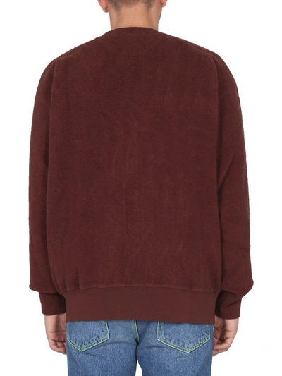 Shop Msgm V-neck Cardigan In Brown