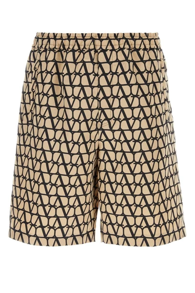 Valentino Toile Iconographe-print Knee-length Shorts In Printed
