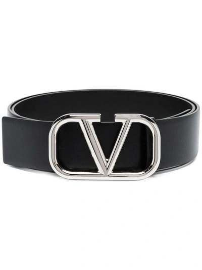 Shop Valentino Garavani Belts In Nero/nero