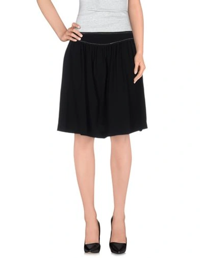 Isabel Marant Knee Length Skirt In Black
