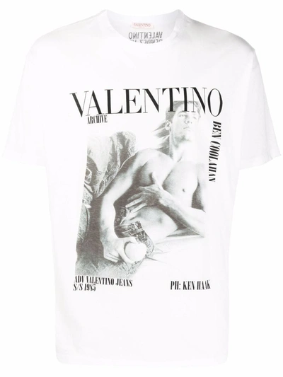 Shop Valentino Garavani T-shirts And Polos In White