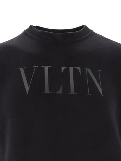 Shop Valentino Sweatshirt In Black