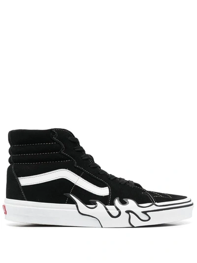 Shop Vans Sneakers With Logo In Black