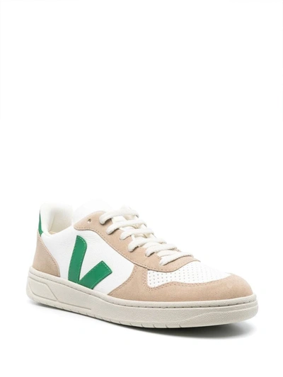 Shop Veja Sneakers With Logo In White