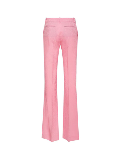 Shop Versace Trouser In Pink