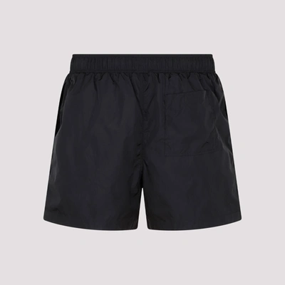 Shop Vetements Logo Swimshorts Swimwear In Black