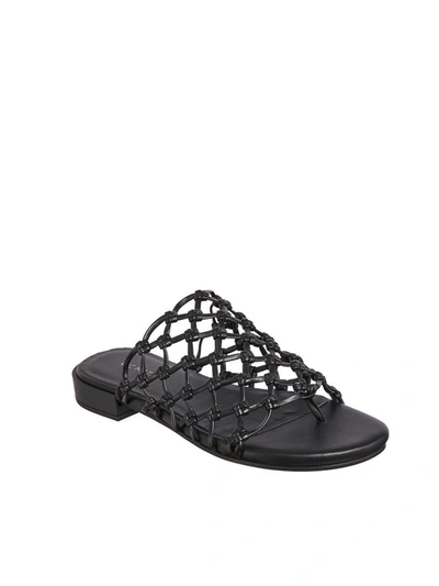 Shop Vic Matie' Sandals In Black