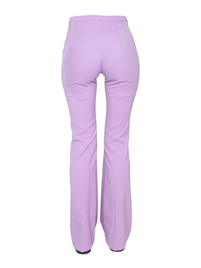 Shop Patou Virgin Wool Pants In Purple