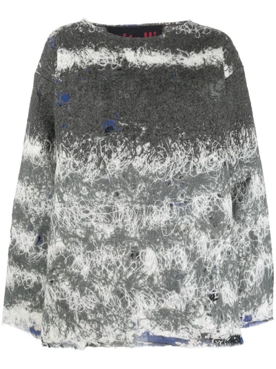 Vitelli Reversible Doomboh Sweater Clothing In Moke On (lilac Plant) Silk