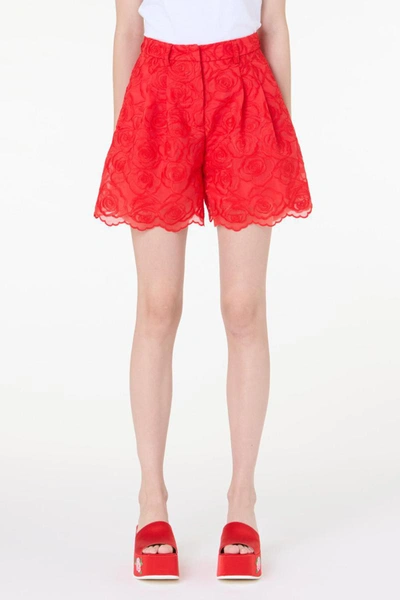 Shop Vivetta Shorts In Red