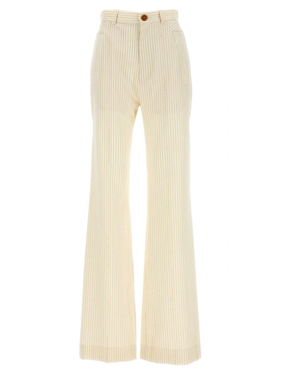 Shop Vivienne Westwood 'ray' Pants In Beige