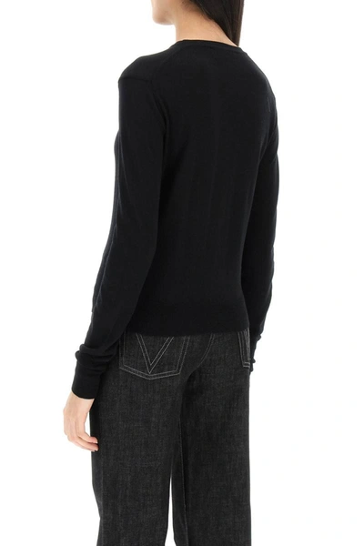Shop Vivienne Westwood Orb Embroidery Sweater In Black