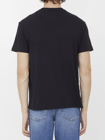 Shop Valentino Vlogo Signature T-shirt In Black