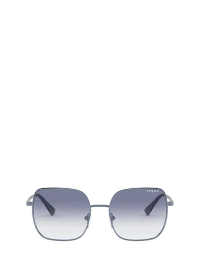 Shop Vogue Eyewear Sunglasses In Milky Blue