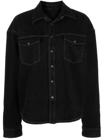 Shop Wardrobe.nyc Denim Jacket Clothing In Black